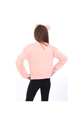 Toontoy Kids Toontoy Kız Çocuk Baskılı Sweatshirt Somon