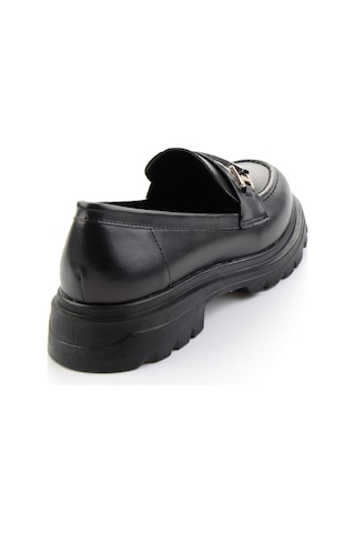 Bambi Siyah Kadın Loafer Ayakkabı K01997011209 Siyah