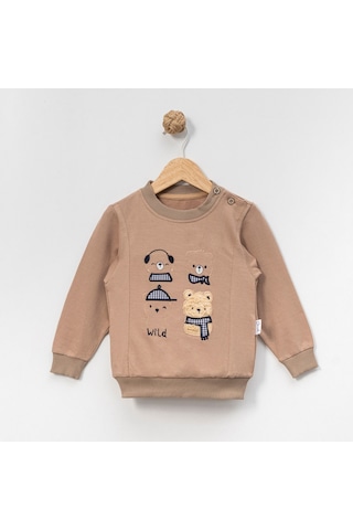 Overdo Kids Erkek Çocuk 1-4 Yaş Ayıcıklı Sweat Çok Renkli