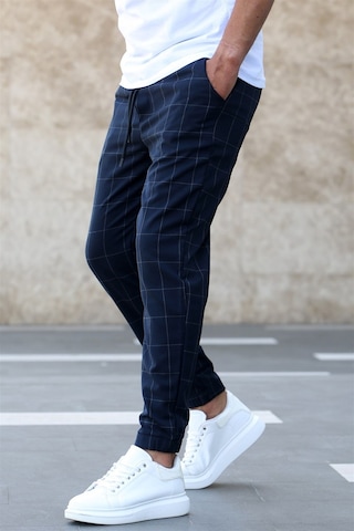 Madmext Madmext Ekoseli Lacivert Jogger Mad4081-lacivert Lacivert