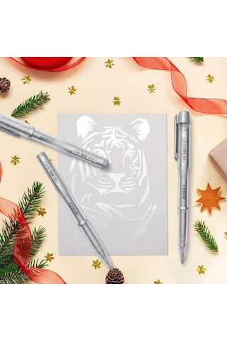 Linea Baoke Roller Kalem 1.0 Mm Gümüş Pc5088