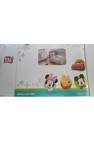 Taç Lisanslı Mickey Bebek Uyku Seti