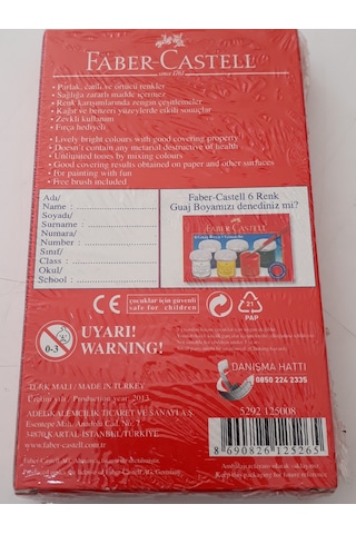 Faber Castell Sulu Boya 8 Renk 24 MM Tablet