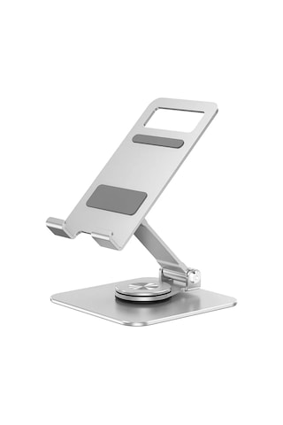 Thentech Akıllı Telefon Tablet Standı Metal Tam Tur Dönebilen Sağlam Güçlü Stand