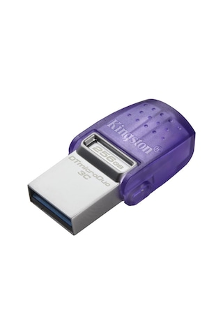Kingston DTDUO3CG3-256GB DataTraveler microDuo 3C 200MB-s dual USB-A + USB-C Flash Bellek