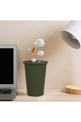 Araba Çöp Kovası Çöp Tutucu Araç Kapı Bardak Tutucu Koltuk Arkası Silikon Çöp Kutusu Çöp Kovası - Yeşil