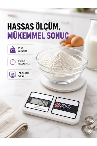Taşınabilir Dijital Terazi Çift Ölçü Birimi Destekli Najmaddin