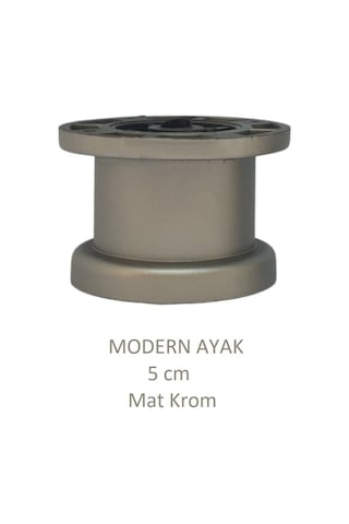 Modern, Düz Ayak 5 Cm Krom, Tv Ünitesi, Koltuk Altı , Dolap Ayağı, Vidaları Hediye Krom