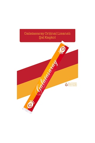 Galatasaray Lisanslı Sıfır Yaka Siyah Antrenman T-shirt + Şal Kaşkol Set Hediyelik Ahşap Kutulu Kırmızı - Pembe