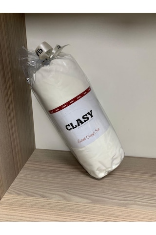 Clasy Ranforce Lastikli Çarşaf Seti Tek Kişilik Beyaz Flz4 Çok Renkli