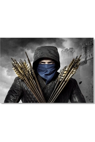 Cakasepetim Robin Hood Taron Eggerton Ahşap Mdf Tablo