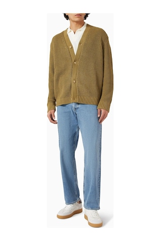 Selected Homme Pamuklu Rahat Kesim Hırka, Minimalist Ve Modern Erkek Stili Yeşil