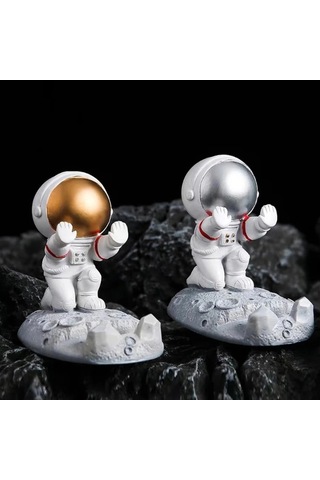 River World Telefon Tutucu Astronot Çok Renkli