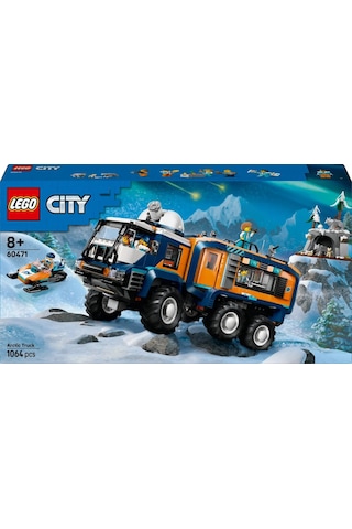 LEGO® City Kutup Kaşifi Laboratuvar Kamyonu 60471 - 8 Yaş ve Üzeri STEM'e İlgi Duyan Çocuklar için Yaratıcı Oyuncak Yapım Seti (1064 Parça)
