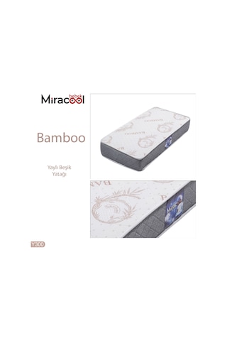 Bambo Yaylı Bebek Beşik Yatağı 70x110cm