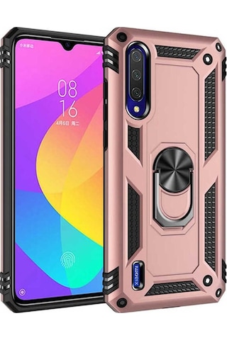 Xiaomi Mi A3 Kılıf Zore Vega Kapak Rose Gold
