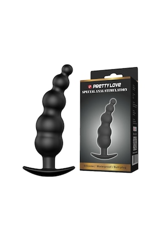 Hızlı Express Prety Love 12 Cm Zenci Anal Plug Anal Tıkaç Tıpa Stimülatör Anal Penis