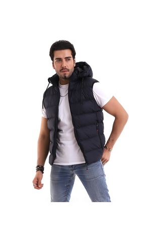 Euromoda Everest Erkek Spor Günlük Silikon Dolgu Çıkartılabilen Fermuarlı Lacivert