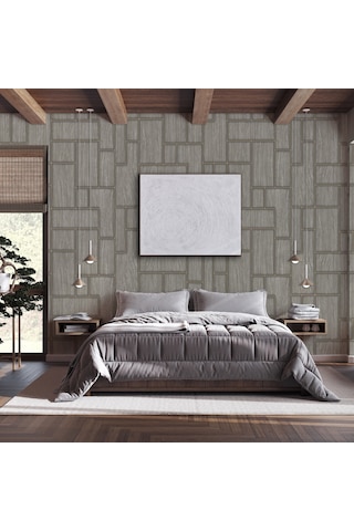 Adawall Roka 23108-4 Geometrik Modern Desenli Düz Sade Duvar Kağıdı