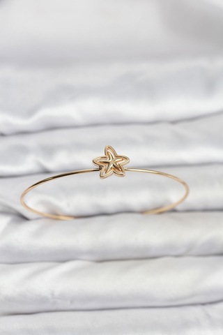 Yıldız Model Gold Renk Bileklik Altın