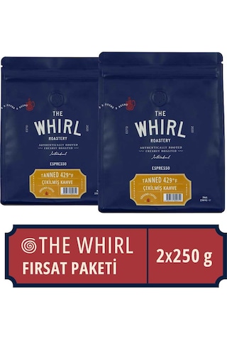 The Whirl Espresso Tanned 429°F Çekilmiş Kahve 250 G x 2 Adet