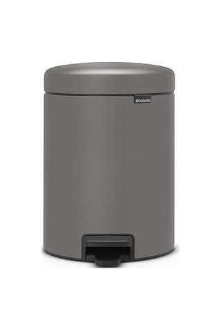 Brabantia Çöp Kutusu 5 Litre Newicon Pedallı Beton Gri 126284 Gri