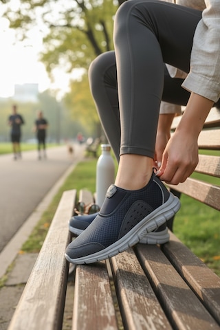 Enoch Erkek Günlük Spor Ayakkabı Bağcıksız Slip-on Sneaker Pratik Yürüyüş Modeli 2332 Lacı