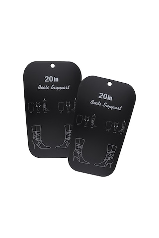 Homyl Kadın Erkek Uzun Çizme Şekillendirici Kurulu Ayakkabı 20- Siyah