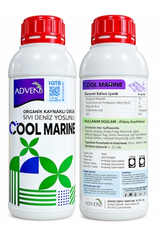 Sıvı Deniz Yosunu Cool Marıne 1 Lt
