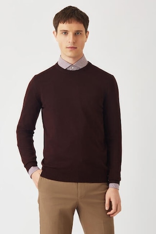 Bisse Erkek Bisiklet Yaka Triko BORDO Bordo