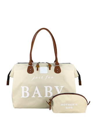 Just For Baby Anne Bebek Bakım Ve Kadın Çantası Bej