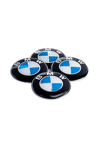 Bmw Alüminyum Jant Göbeği Yapıştırma 65Mm 4 Adet