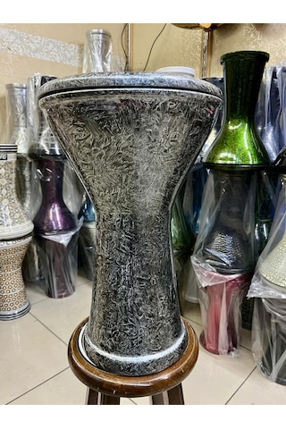 Vatan Gri Kırçıllı Bas Model Darbuka Kod 0332