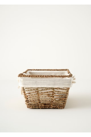 Bella Maison Arden Bezli Sepet Naturel 31x22x13 Cm Naturel