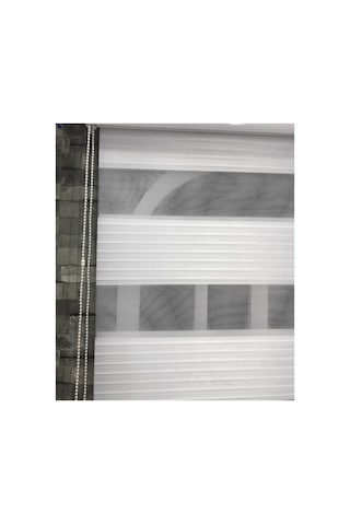 Pliseli Zebra Stor Perde Ekru