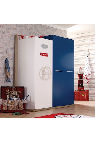 Meltem Kids Pacific Çocuk Odası Üç Kapılı Dolap