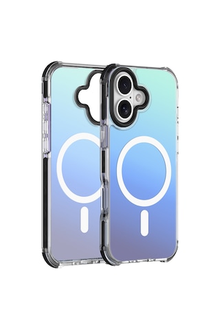 Buff Apple Uyumlu iPhone 17 Magsafe Radiant X Kılıf Siyah