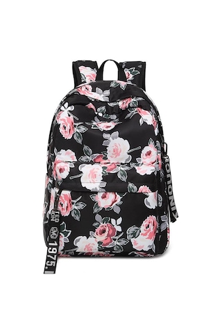 Sırt Çantası Bayan Sırt Çantası Etnik Rüzgar Baskı Çiçek Su Geçirmez Büyük Kapasiteli Seyahat Kadın Çantası Öğrenci Okul Çantası Matches The İmage Çok Renkli