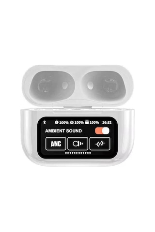 Qifit Pro2 Anc Dokunmatik Ekranlı Bluetooth 5.3 Kulaklık + Askı Asma İpi