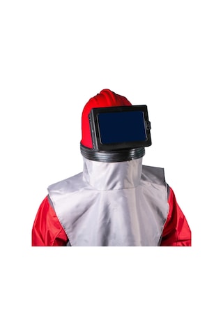 Sandstrahlhelm Red 1 Hava Beslemeli Kumlama Maskesi