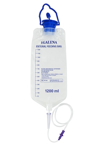 Galena Enteral Beslenme Torbası 1200 Ml Steril Tek Kullanımlık Besleme Seti - 5 Adet