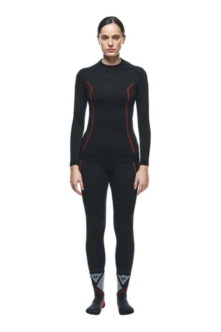 Dainese Daınese Thermo Ls Lady Blk Red Xs/s Siyah