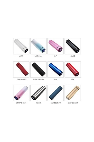 Didadodo Tutar Akıllı Termos, Gümüş Zg Sıcak/soğuk, Led Ekranlı, 480ml, Paslanmaz Çelik Gümüş