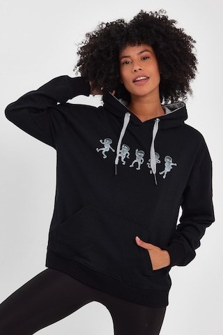 Alexander Gardi Alexandergardı Baskılı Kapüşonlu Comfort Fit Sweatshırt E22-757a-02 001