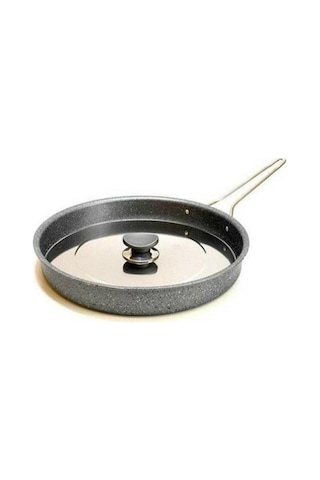 Oms Metal Kapaklı Granit Hamsi Tavası 32x4 CM Oms Metal Kapaklı Granit Hamsi Tavası 32x4 CM