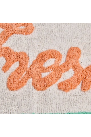 Evidea Soft Fresh Granny Tufting Banyo Paspası - Beyaz - 60x90 Cm Beyaz