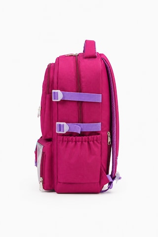Quovo Kawaii Bag Club Kore Tarzı Full Aksesuarlı Ortopedik Günlük Yeni Okul Sırt Çantası Mor