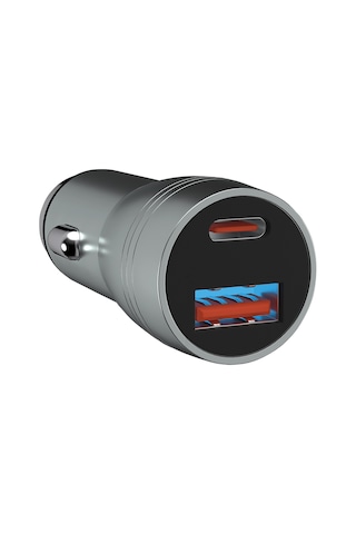 Onopo 3.4a Çift Usb + Type Çıkışlı Metal Hızlı Araç Şarjı 40w -a9