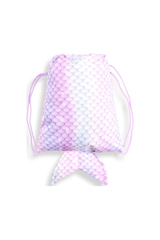 Denokids Denizkızı Kız Çocuk Pembe Sırt-plaj Çantası Çok Renkli