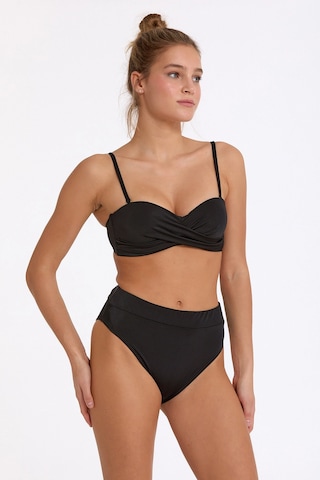 Alfa Aksesuar 03 Argento 1478-3001 Kadın Double Push-up Bikini Takımı Siyah